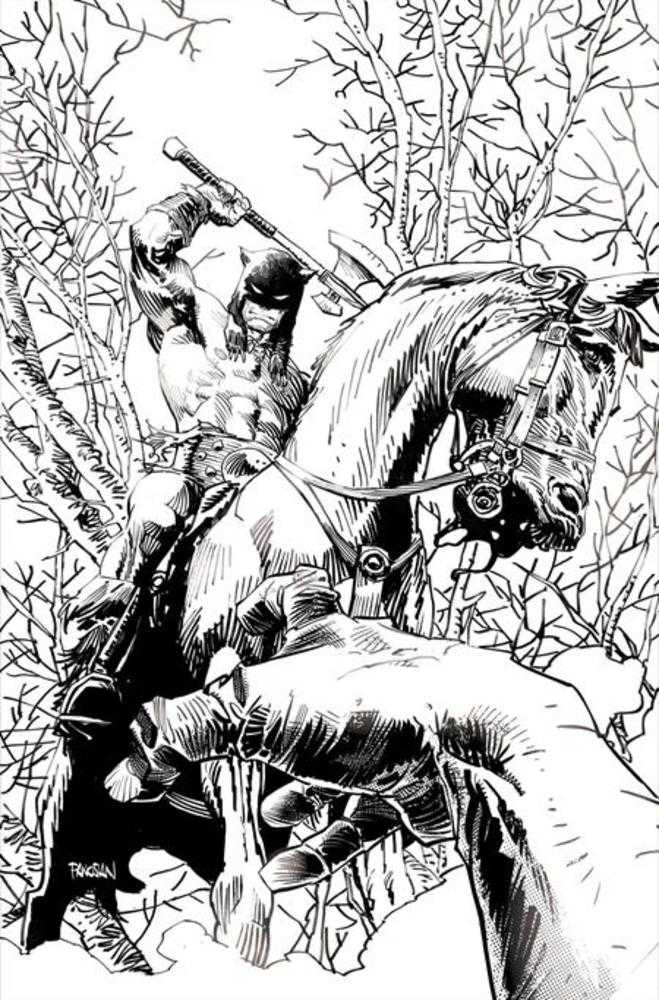 Fire And Ice Darkwolf #4 Cover O 1 in 10 Dan Panosian Line Art Full Art Variant