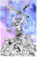 CHAINKATA #1 CVR H INC 1:100 DANIEL WARREN JOHNSON RAW ART VAR