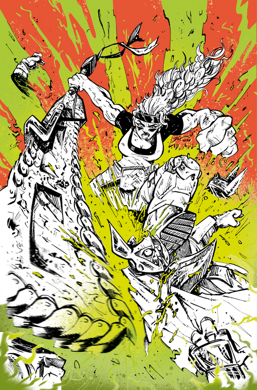 CHAINKATA #1 4TRESS EXCLUSIVE SECRET DROP 11x17 Art Print