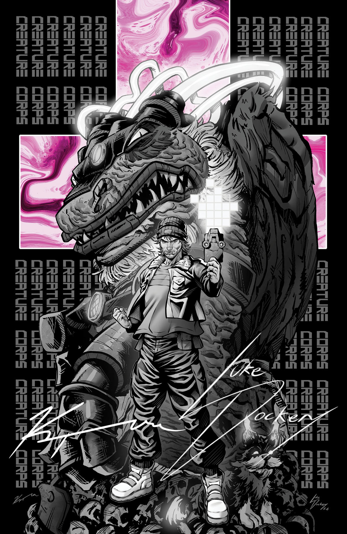 CREATURE CORPS #1 4TRESS EXCLUSIVE KEVIN TRAN & LUKE DOCKERY SECRET DROP