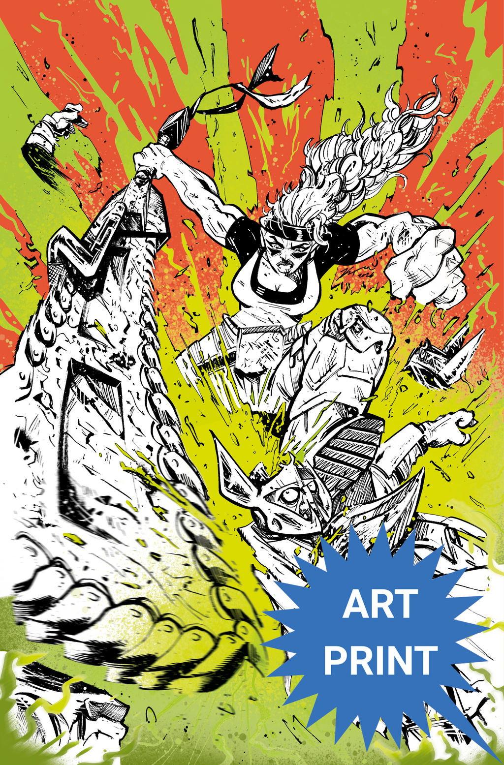 CHAINKATA #1 4TRESS EXCLUSIVE SECRET DROP 11x17 Art Print
