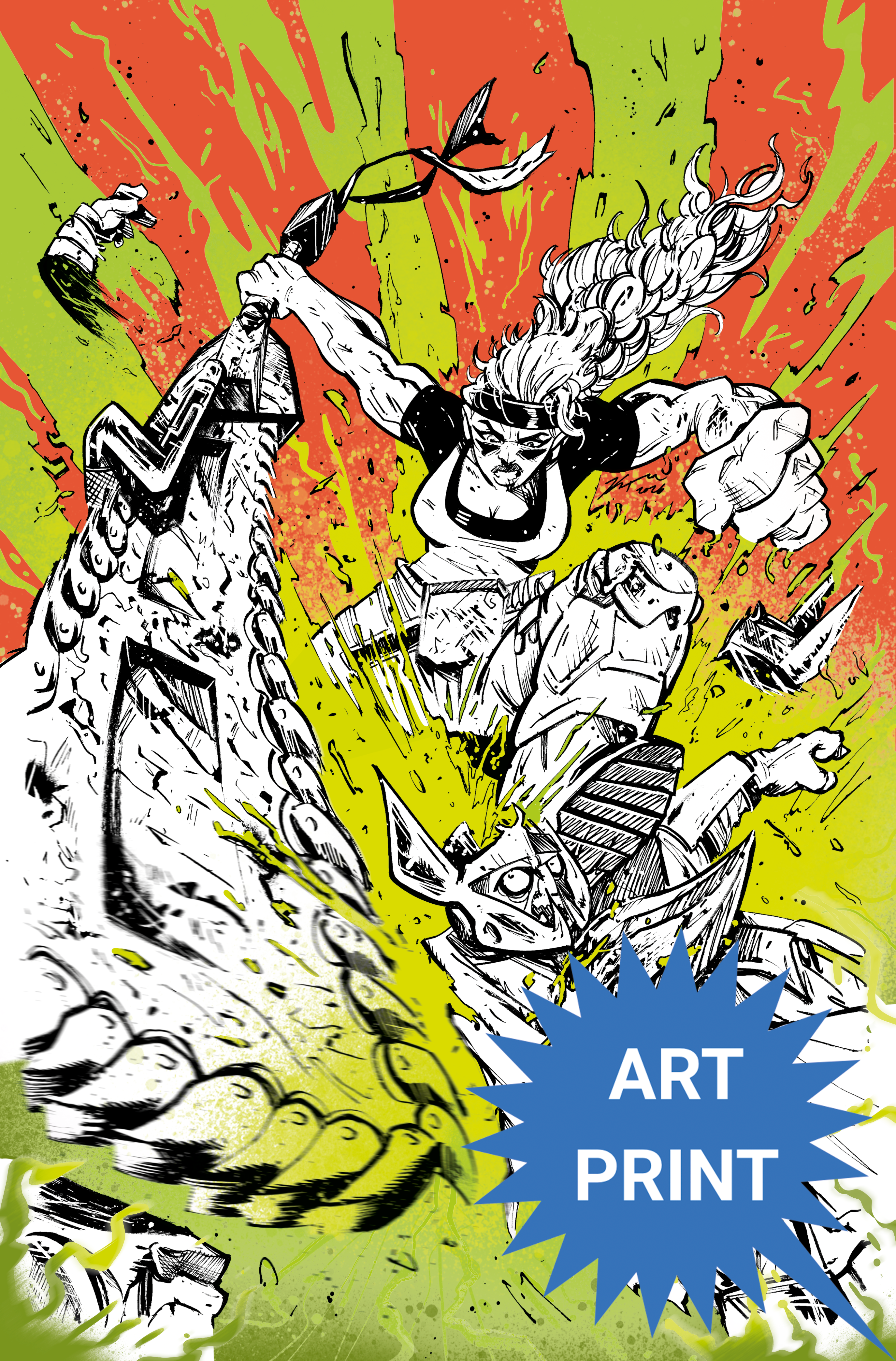 CHAINKATA #1 4TRESS EXCLUSIVE SECRET DROP 11x17 Art Print